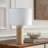 Lampe de table en travertin Zenith