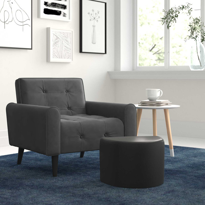 Fauteuil Delve, Gris