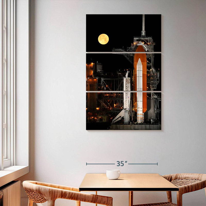 Oberle Discovery Space Shuttle, 65'' H X 42'' W