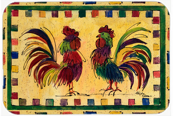 East Urban Home Rooster Tempered Glass Cutting Board