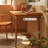 Cherry Rectangular Solid Wood desks-107613516