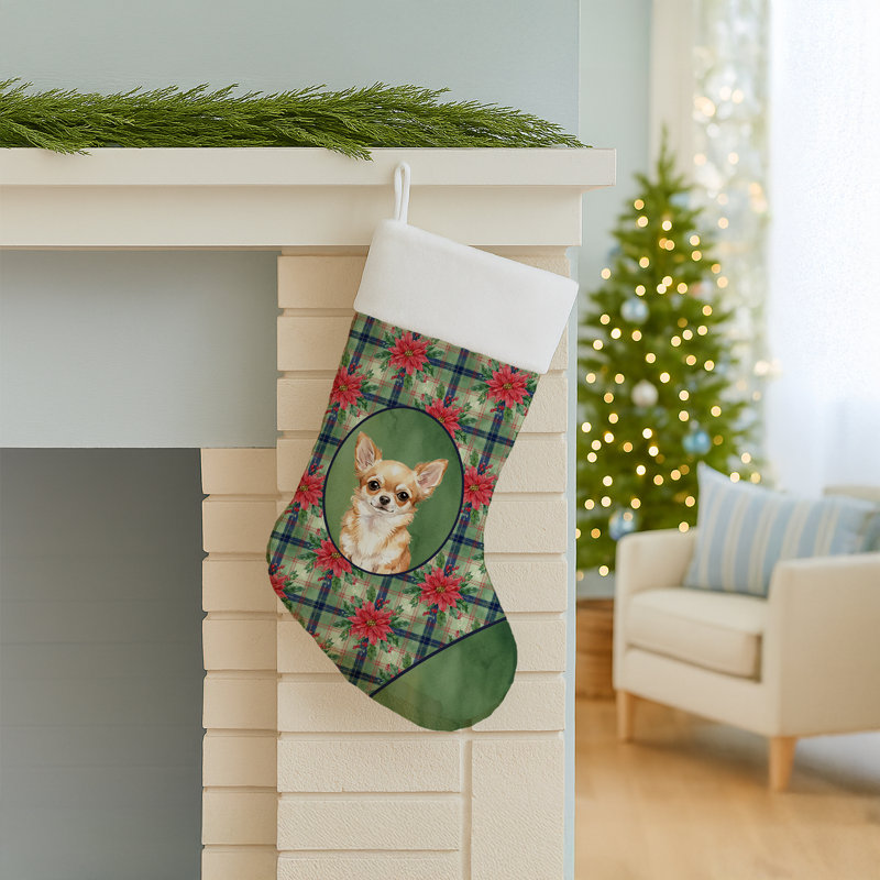 Chaussette de Noël fauve Chihuahua