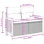231cm Wide Patio Sofa with Cushions