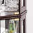Living Room Dark Cherry Curio Cabinet - Corner Glass Display With Adjustable Shelves And Built-In Feature Doors, Included