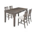 Dunihue Extendable Pine Solid Wood Solid Wood Top Four Leg Dining Set