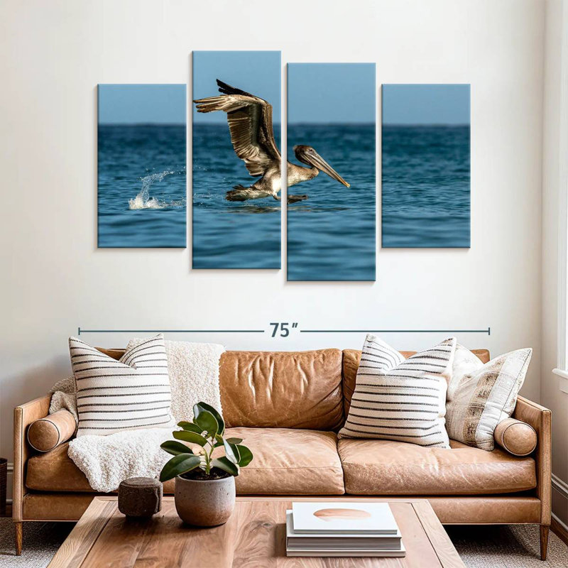 Brampt Pelican Sea Horizon, 42'' H x 68'' W