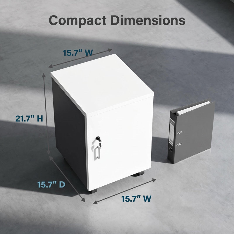 Lockable Mobile File Cabinet