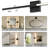Dimmable Cordless LED Wall Sconce with Remote - Aluminum Battery Operated​-929894463-929894460