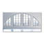 50cm W x 100cm L Glass Peel and Stick Panel