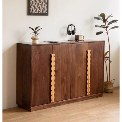 70.87" Brown Rectangular Solid Wood Shoe Storage