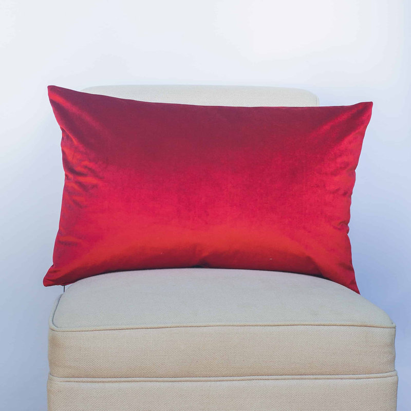 Red Cushion, 58x38cm, Synthetic filled