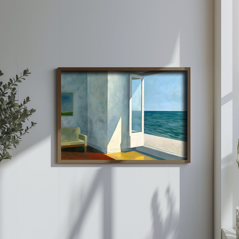 Elegant Decorative Framed MDF Painting, 13.8 x 18.5 x 0.1 inches | 100% MDF with 3 mm Thickness, 100% Pine Wood Frame | UV Printed Artwork for Stylish Home Decor, Perfect for Living Room or Office