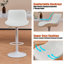 Swivel Upholstered Adjustable Height Counter Stool with Metal Frame-1816296421-1816296427