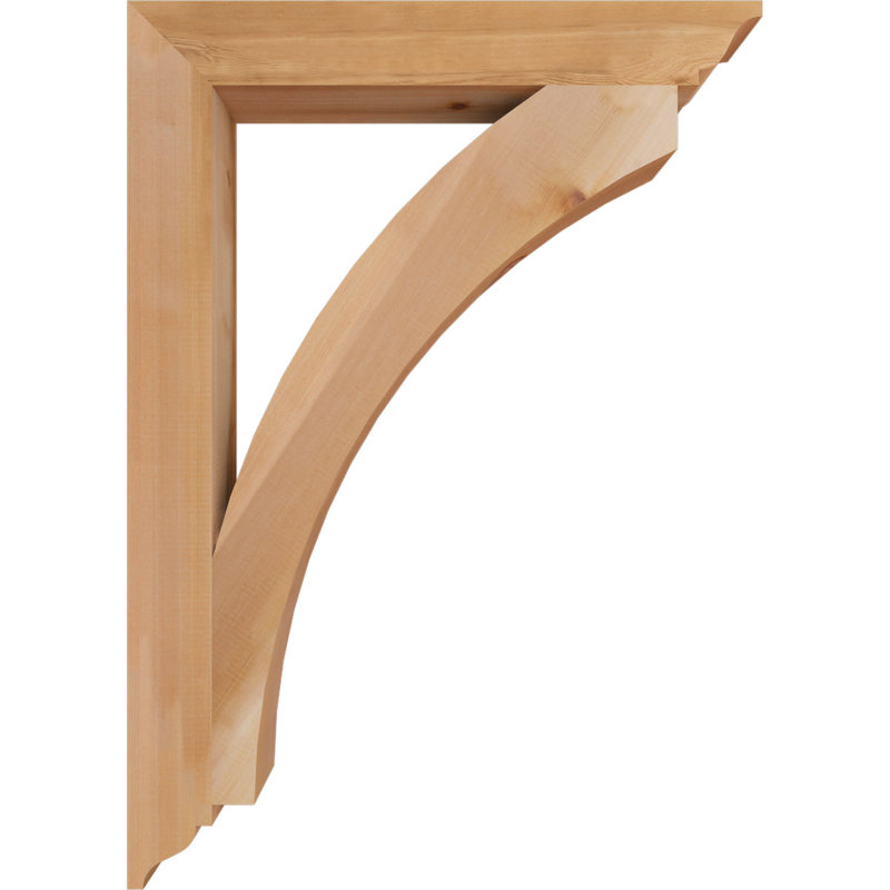 Thorton Traditional Bracket, 42"H x 3.5"W x 30"D, Western Red Cedar (Smooth)