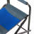 Cloth Folding Chair With Lightweight Steel Frame - Blue/Grey Portable Outdoor Comfortable Padding