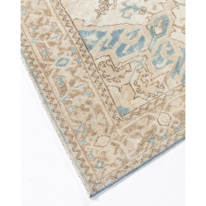 One-of-a-Kind Rectangle 3'7" x 4'5" Hand Knotted Area Rug