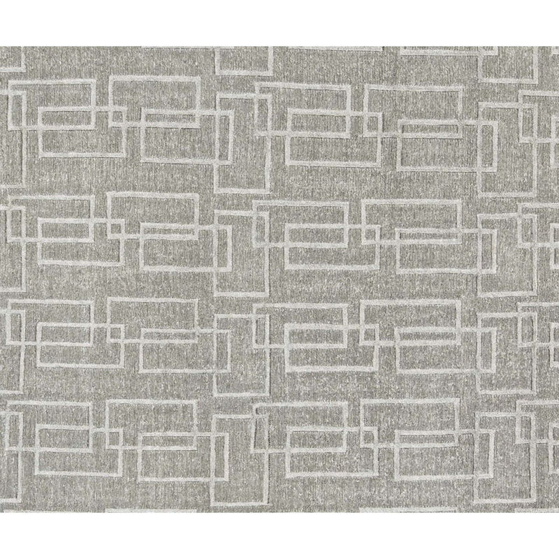 Hand-Knotted High-Quality Silver Area Rug