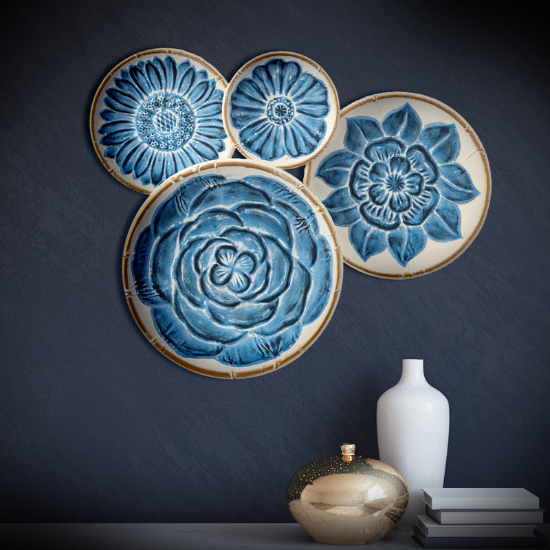 Plaque murale fleur