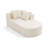 Boneless 113.4" Modern Curved Cloud Couch, Chenille Boneless Couches For Living Room With Deep Seat, Memory Foam Compressed Modular Sectional Sofa, No Assembly Required-2007483236