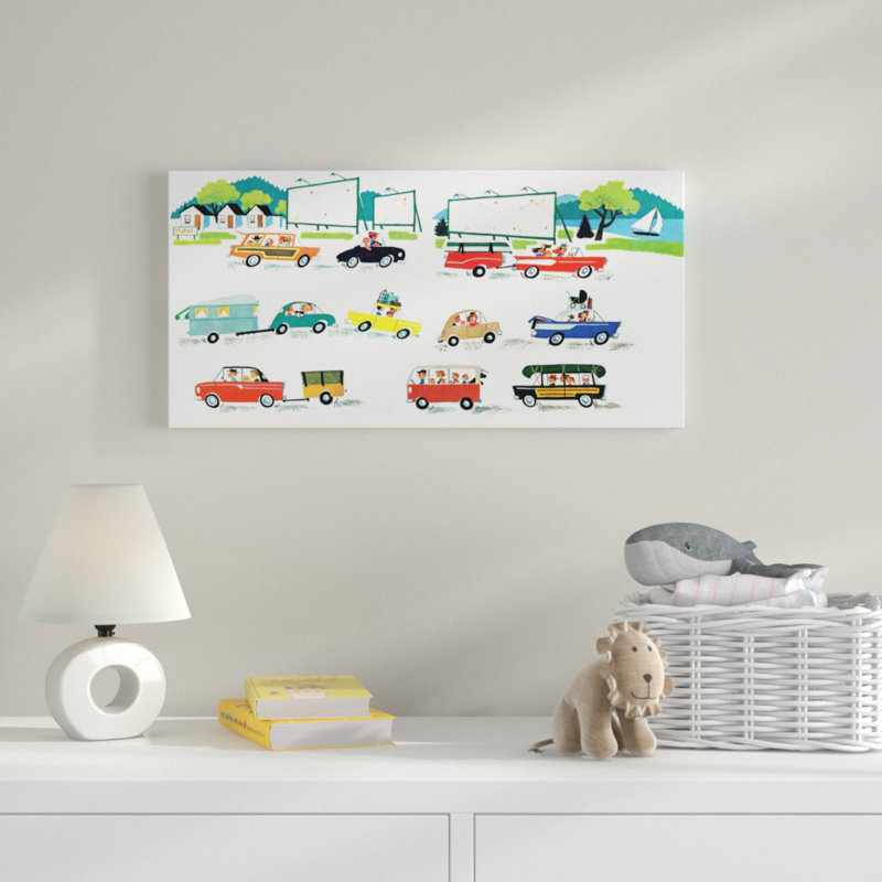 «Cars», reproduction sur toile tendue, H 12 po x l 24 po
