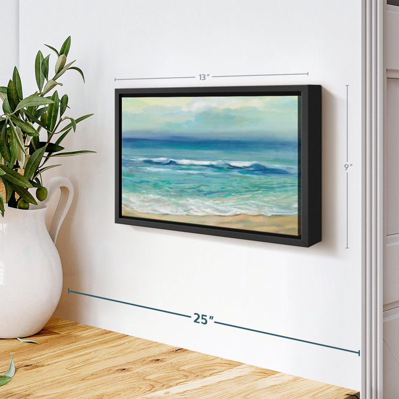 Plage «Serene Seaside Sunrise Wall Art», H 9 po x l 13 po