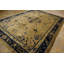 Tapis en laine noué à la main ivoire beige crème blanc antique rectangle des années 1920