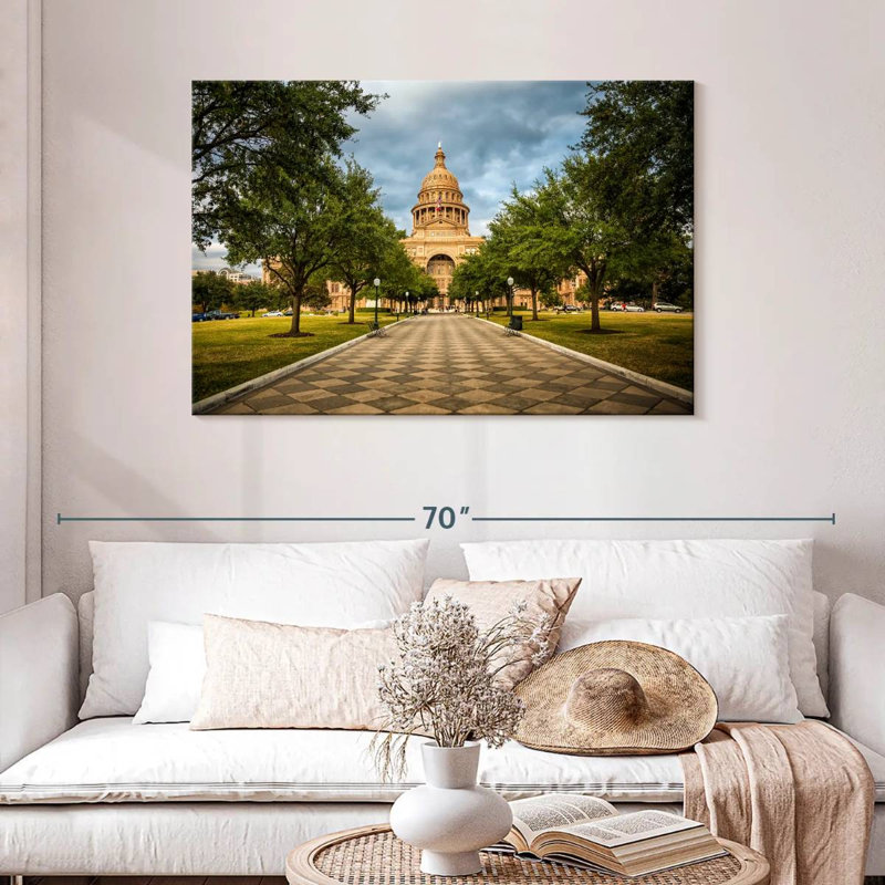 Ravi Texas State Capitol, 30" H x 45" W