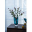 Vase de table en verre bleu Remick-2016487441