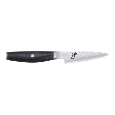 MIYABI TENMEI 3,5 po, couteau d'office, noir