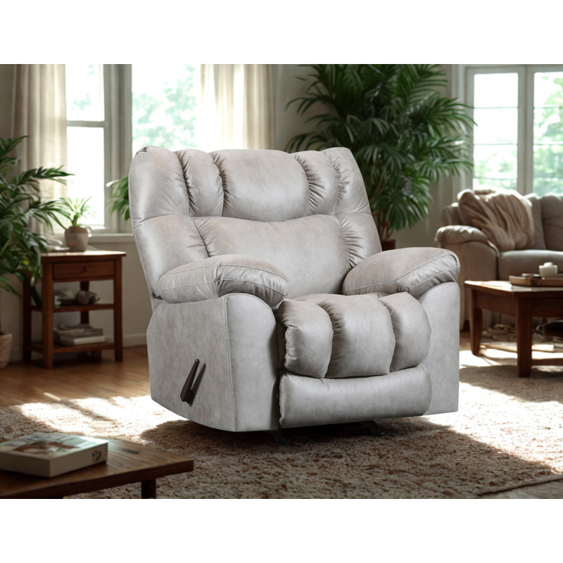 Clay Rocker Recliner, Light Gray