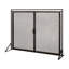 Pare-étincelles en fer mat - H 29,8 po x l 38,82 po, fabrication artisanale de qualité