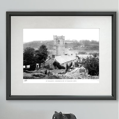 St Blazey, Church Of St Blaise 1893 by Francis Frith - Single Picture Frame Print