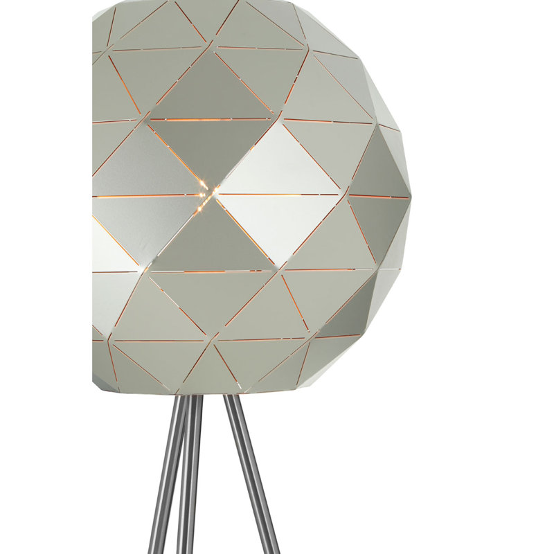 Cosima 160cm Silver Tripod Floor Lamp, Silver