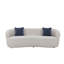 Canapé courbé Mid-Century moderne, canapé 3 places Cloud pour le confort du salon et de la chambre à coucher-2075763642