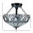 Lennie Glass Semi Flush Mount