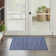 Anerinda Solid Hand Loomed Wool/Cotton Area Rug in Navy Blue