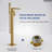 Single Handle Floor Mount Freestanding Tub Filler with Handheld Shower-121579586