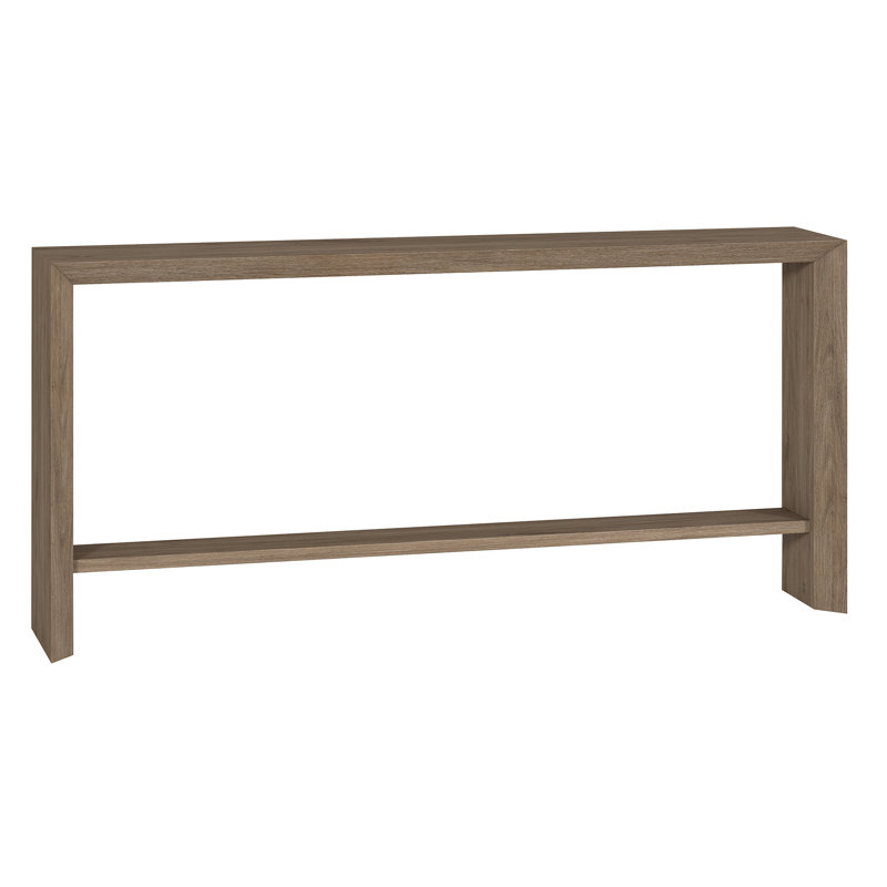 Console Osman en chêne gris antique, Chêne gris ancien, H 30 po x l 64 po x P 11,63 po