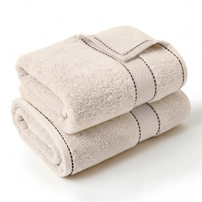 Niles Egypt Produced Giza Cotton Blend Plush Absorbent Bath Towels