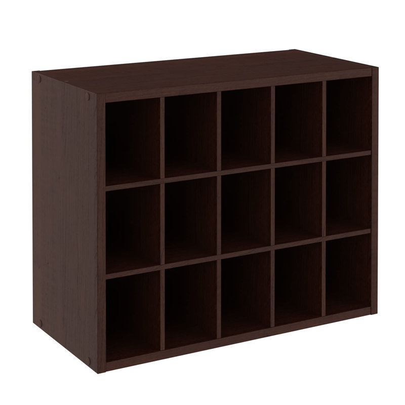 7 Pair Stackable Shoe Storage Box, Espresso