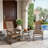 High Back Chairs,2 Pieces Outdoor Rocking Chairs-741714943