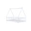 Lit simple en forme de tente, lit tipi avec garde-corps et lattes-461412307