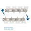 Éclairage pour meuble-lavabo transitionnel 4 lumières-69937847