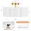 Plafonnier semi-encastré en tissu 3 lumières Tekamah-59112955-59518745