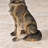 Howling Wolf Garden Statue