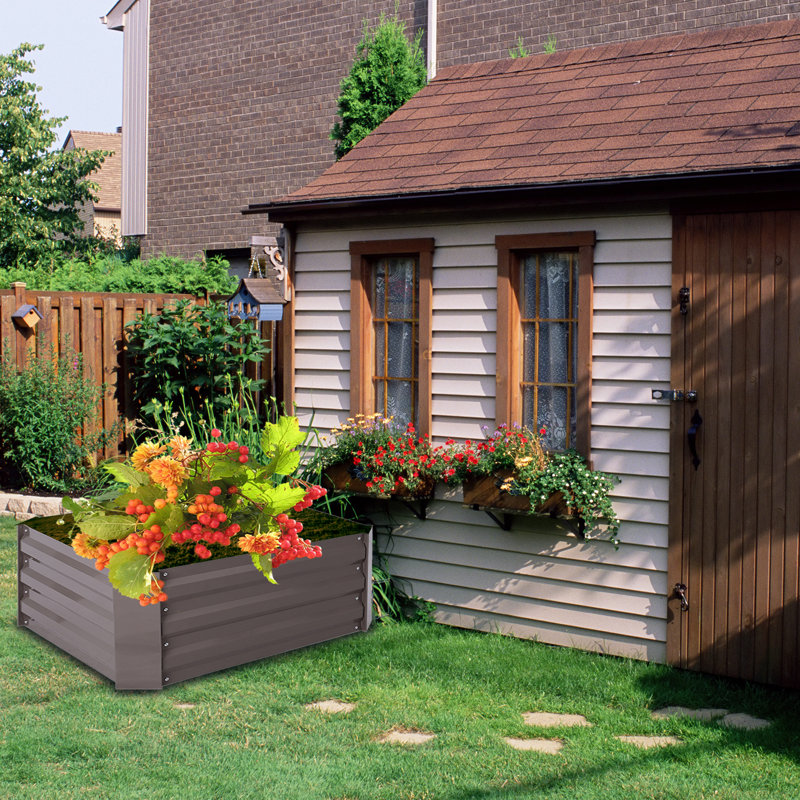 Metal Planter Box, 120cm H x 90cm W x 30cm D