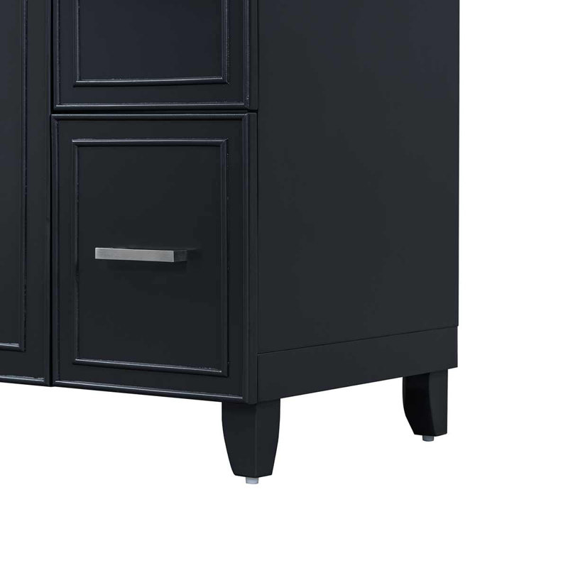 Armoire de meuble-lavabo 36 "avec lavabo avec porte à fermeture douce et tiroir