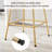 26" Counter Stool With Metal Frame-1494349904