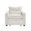 Fauteuil convertible en velours-1030213894