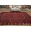 Geometric Wool Kilim Vegetable Dye Area Rug 9x13